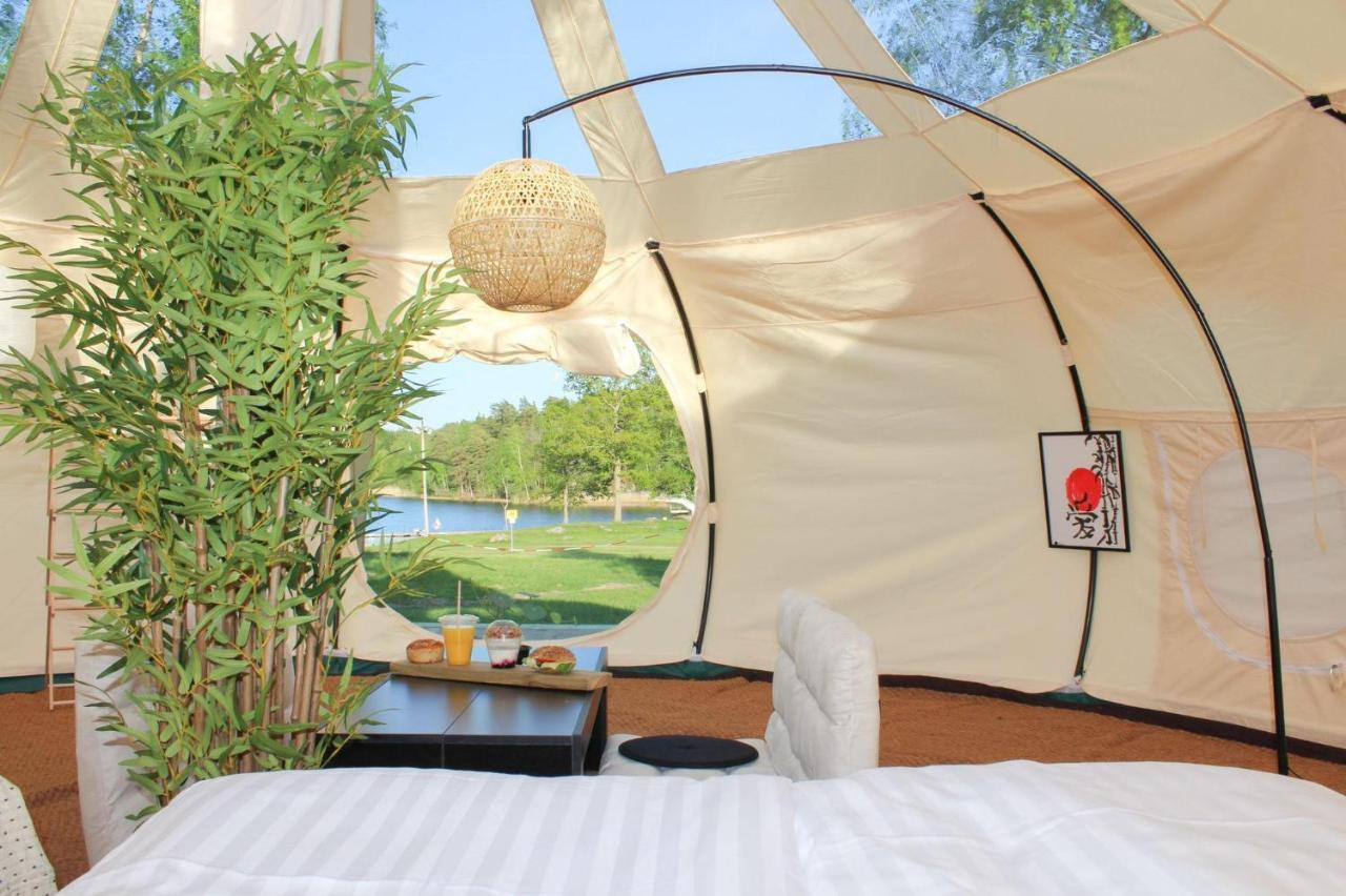 Roesjoebaden Camping & Stugby Sollentuna Exterior foto